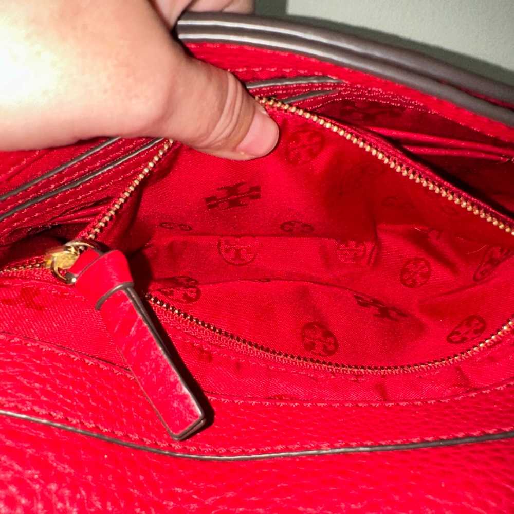 Tory Burch red/deep coral crossbody bag - image 11