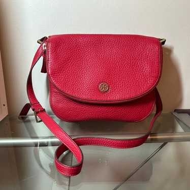 Tory Burch red/deep coral crossbody bag - image 1