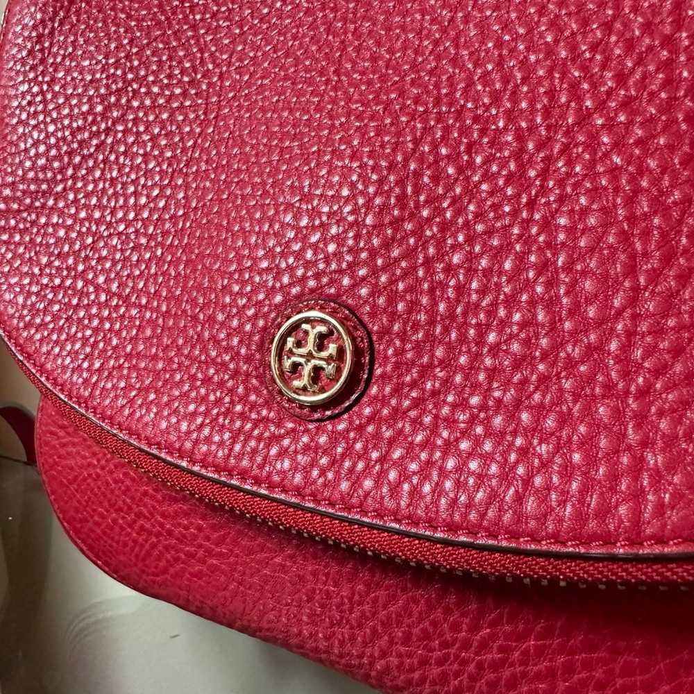 Tory Burch red/deep coral crossbody bag - image 2