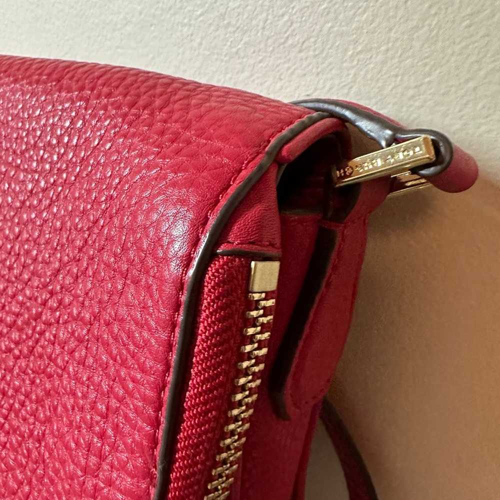 Tory Burch red/deep coral crossbody bag - image 3