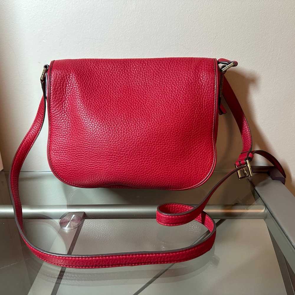 Tory Burch red/deep coral crossbody bag - image 5