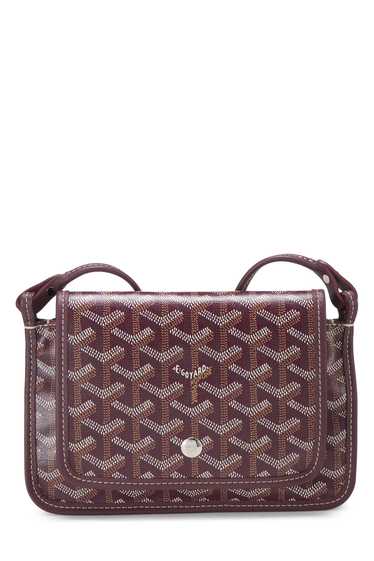 Burgundy Goyardine Canvas Plumet