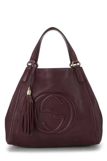 Burgundy Leather Soho Shoulder Bag