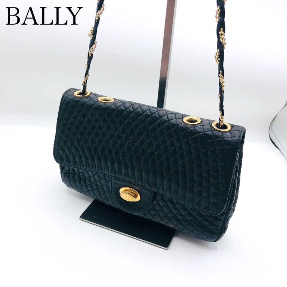 【Good Quality】Bally Shoulder Bag Leather Quilting… - image 1