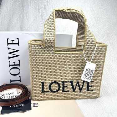 Excellent condition Loewe small natural tote bag … - image 1