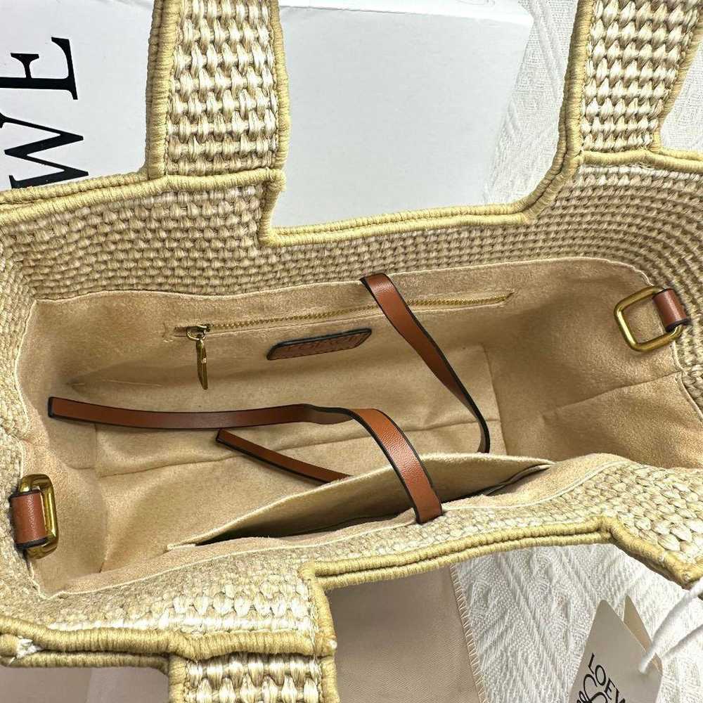 Excellent condition Loewe small natural tote bag … - image 6