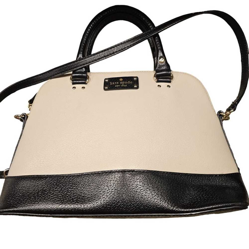 Kate Spade Bag Purse Wellesley Rachelle White Bla… - image 4