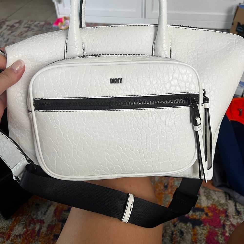 DKNY bag white abby TC satchel - image 1