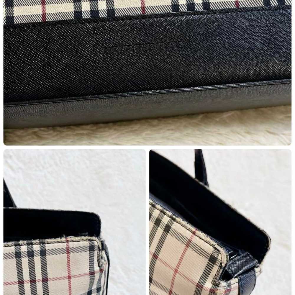 Excellent condition BURBERRY Nova Check Leather P… - image 10