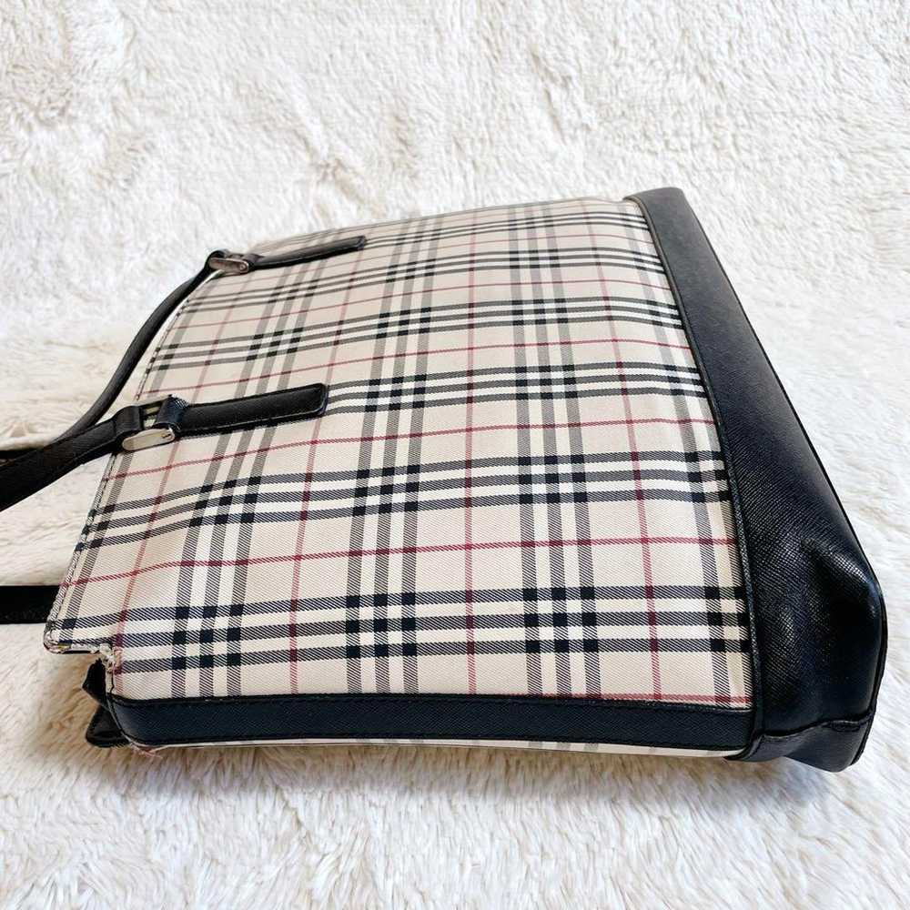 Excellent condition BURBERRY Nova Check Leather P… - image 5