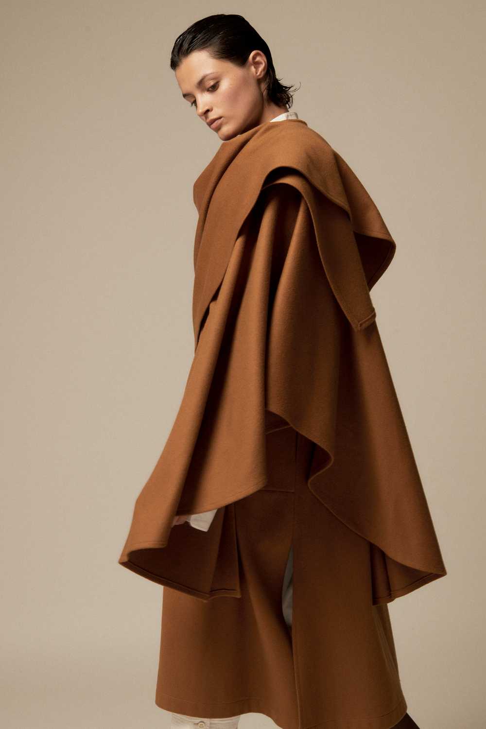 YSL Wool Cape Coat - image 1