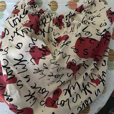 Vtg Diane Von Furstenberg Silk Scarf cheapest Square Love is Life, Life is Love 22