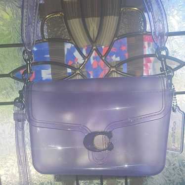 Nwot coach tabby jelly purple