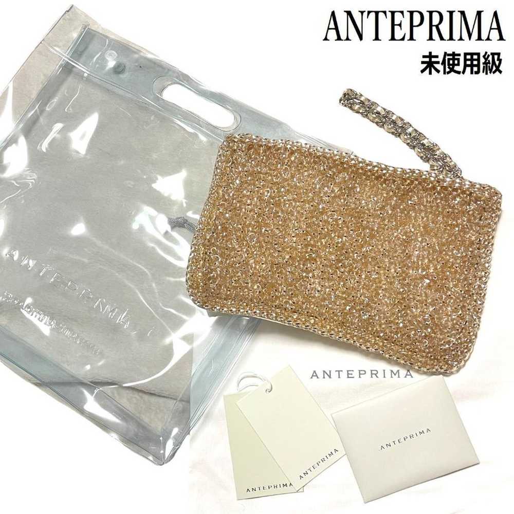 【Unused Class】Anteprima Wire Bag Clutch Bag Gold … - image 1