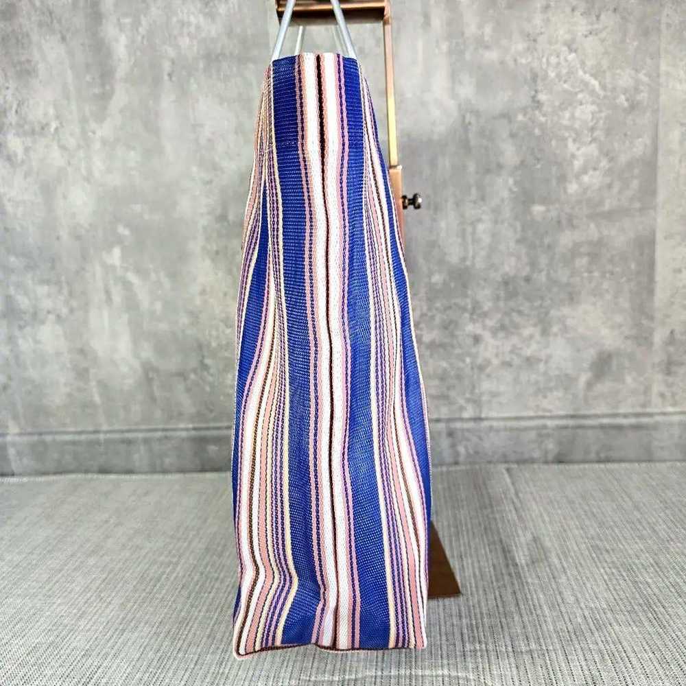 Almost unused MARNI Striped Flower Cafe Tote Bag. - image 3