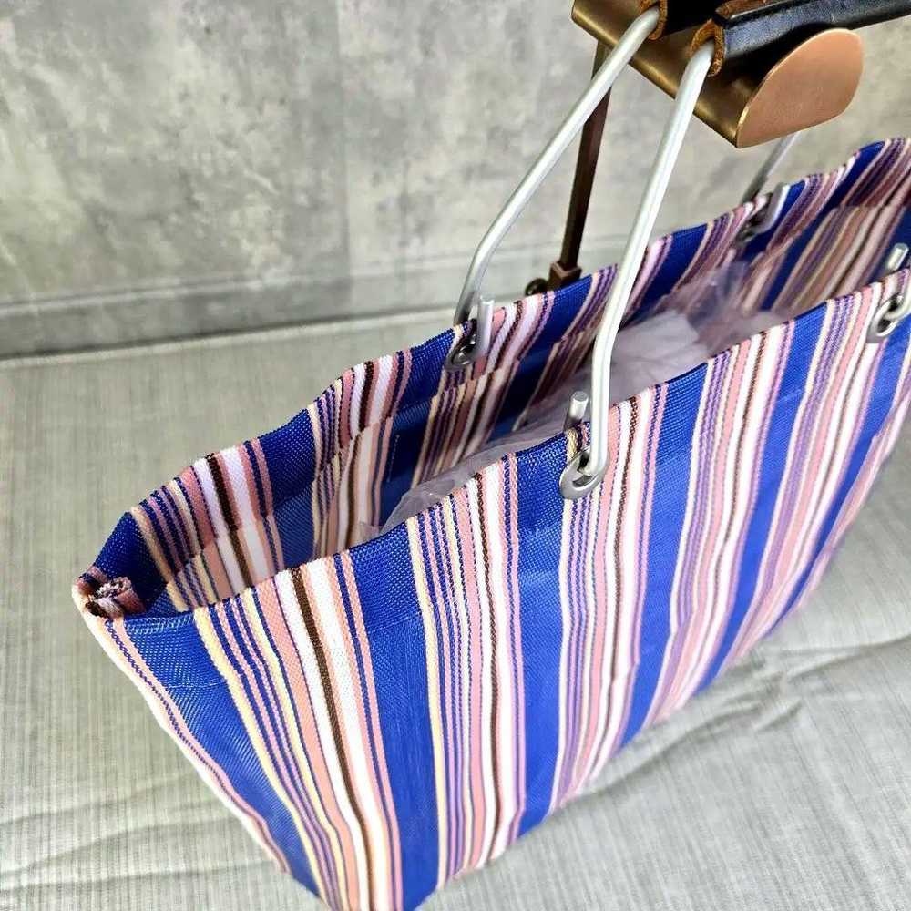 Almost unused MARNI Striped Flower Cafe Tote Bag. - image 6