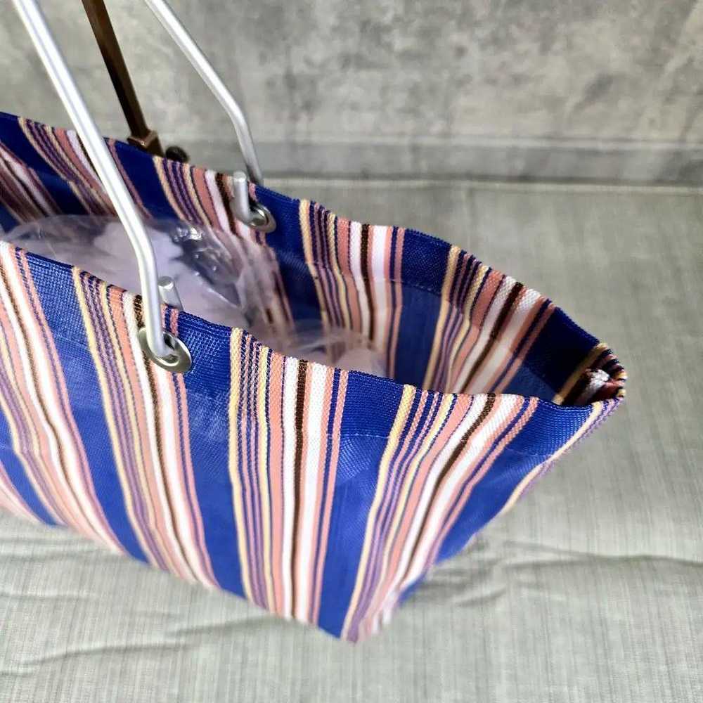 Almost unused MARNI Striped Flower Cafe Tote Bag. - image 7