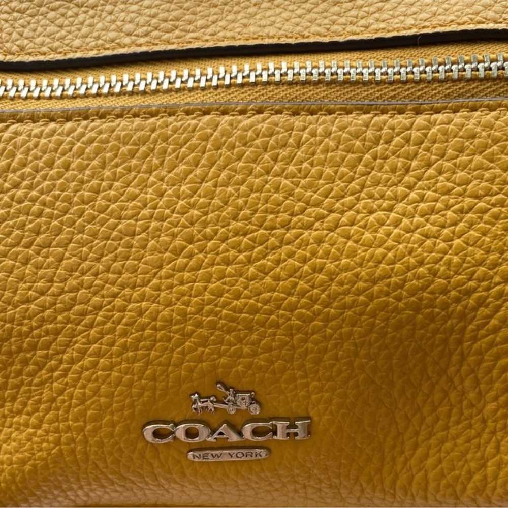 Coach Yellow Small Backpack - image 6