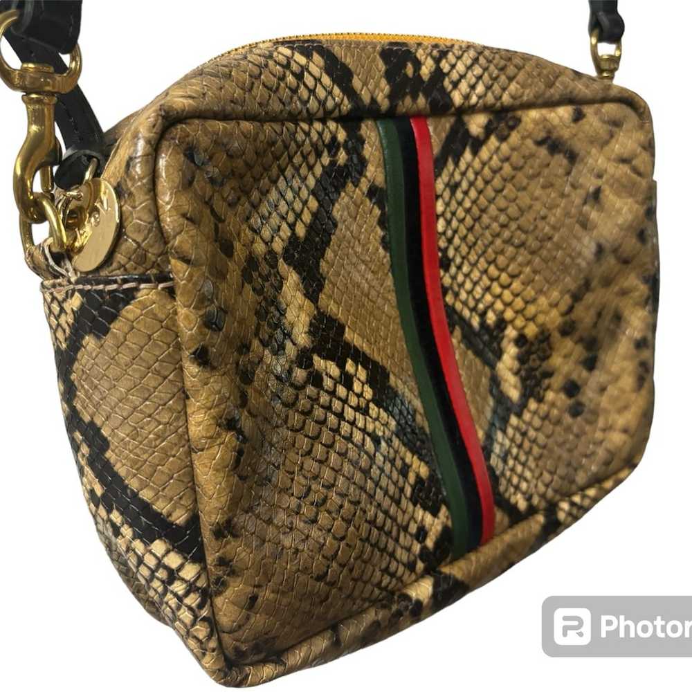 Clare V. Midi Sac in Tan Snake - image 1