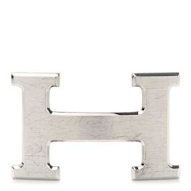 HERMES Brushed Palladium 32mm H Belt Buckle