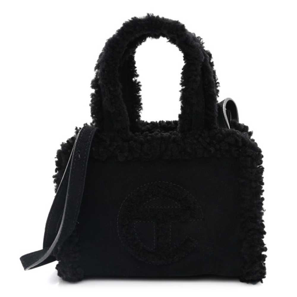 TELFAR X UGG Suede shearling Small Shopping Bag B… - image 1