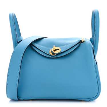 HERMES Swift Mini Lindy 20 Bleu Du Nord