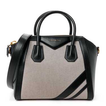 GIVENCHY Canvas Sugar Goatskin Striped Small Anti… - image 1