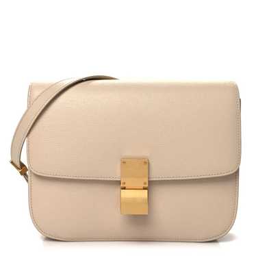 CELINE Liege Calfskin Medium Classic Box Flap Bag 