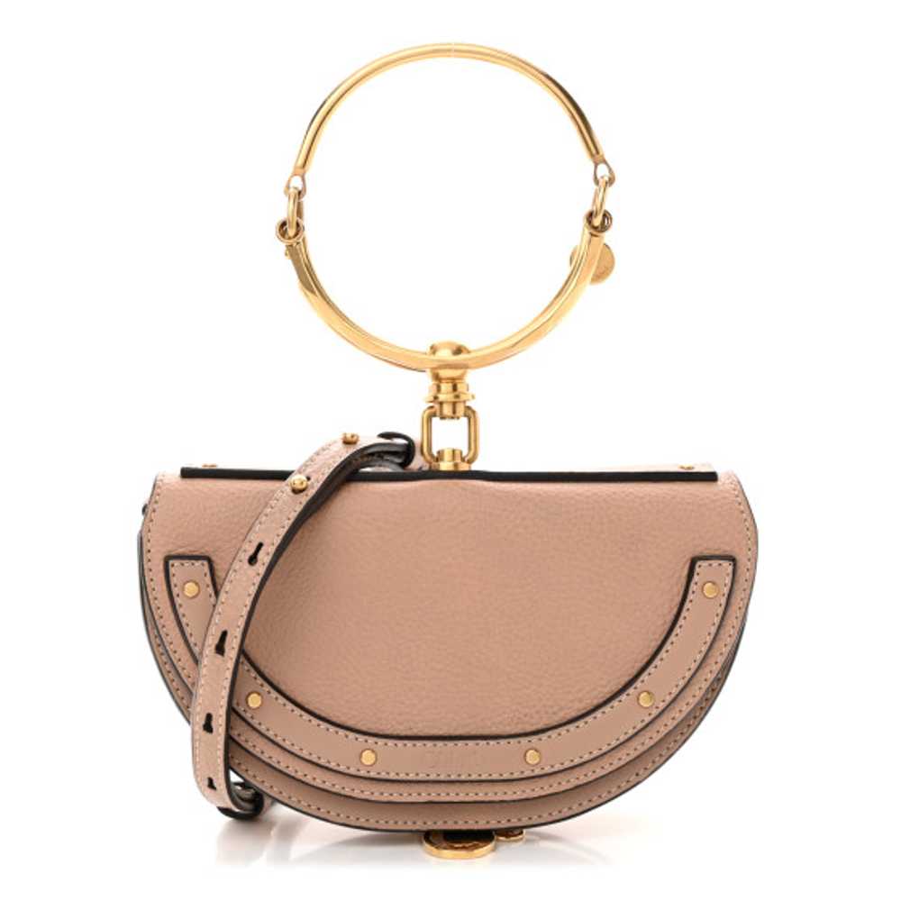 CHLOE Calfskin Small Nile Bracelet Minaudiere Bag… - image 1