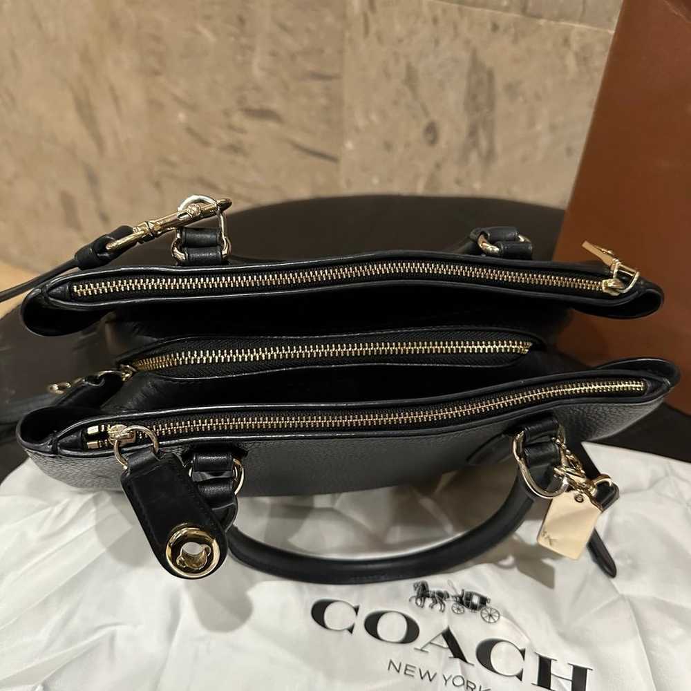 Coach Black Leather Bag - image 4