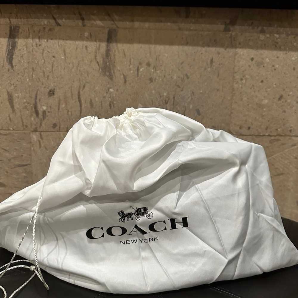 Coach Black Leather Bag - image 5