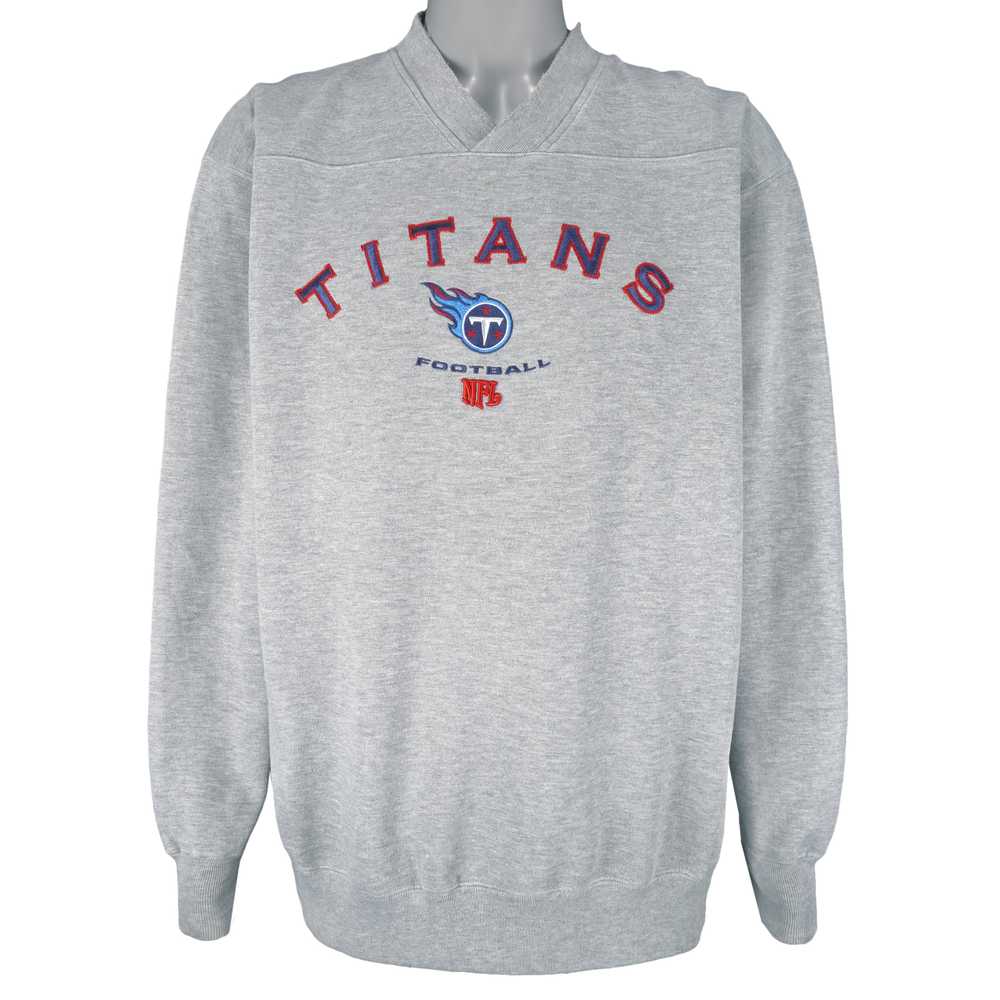 NFL - Tennessee Titans Embroidered V-Neck Sweatsh… - image 1