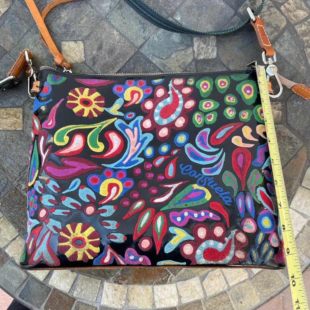 Consuela Multicolor Downtown  Crossbody purse 12”… - image 12