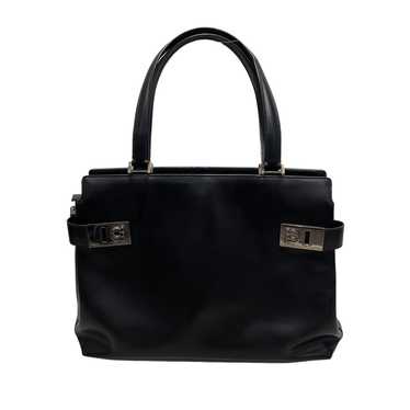 Salvatore Ferragamo/Hand Bag/Leather/BLK/ - image 1