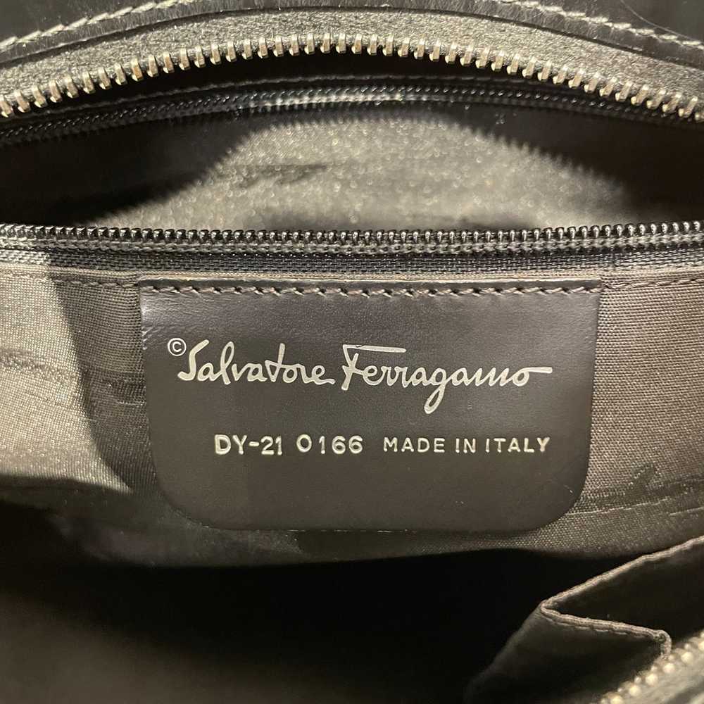 Salvatore Ferragamo/Hand Bag/Leather/BLK/ - image 5