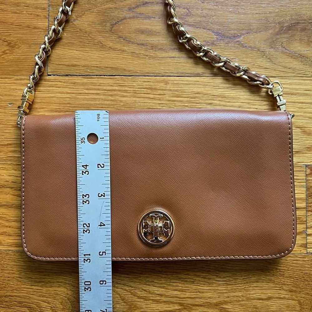 Tory Burch Adalyn Brown Saffiano Leather Crossbod… - image 8