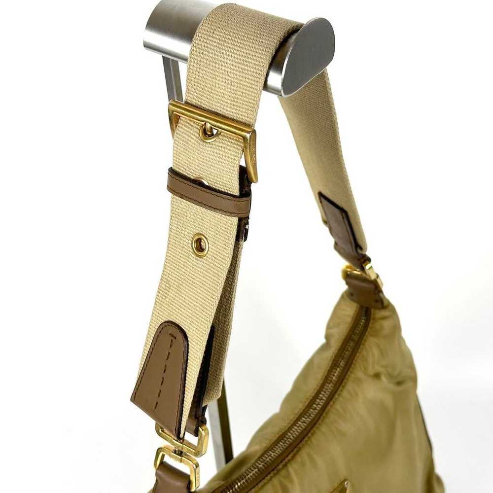 PRADA one-shoulder bag with triangle logo in leat… - image 7