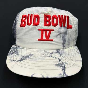 Vintage Bud Bowl VI Nylon Patterned Snapback Hat