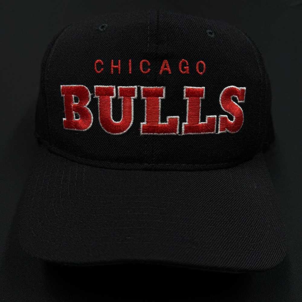 Vintage Chicago Bulls Wool Starter Text Snapback … - image 1