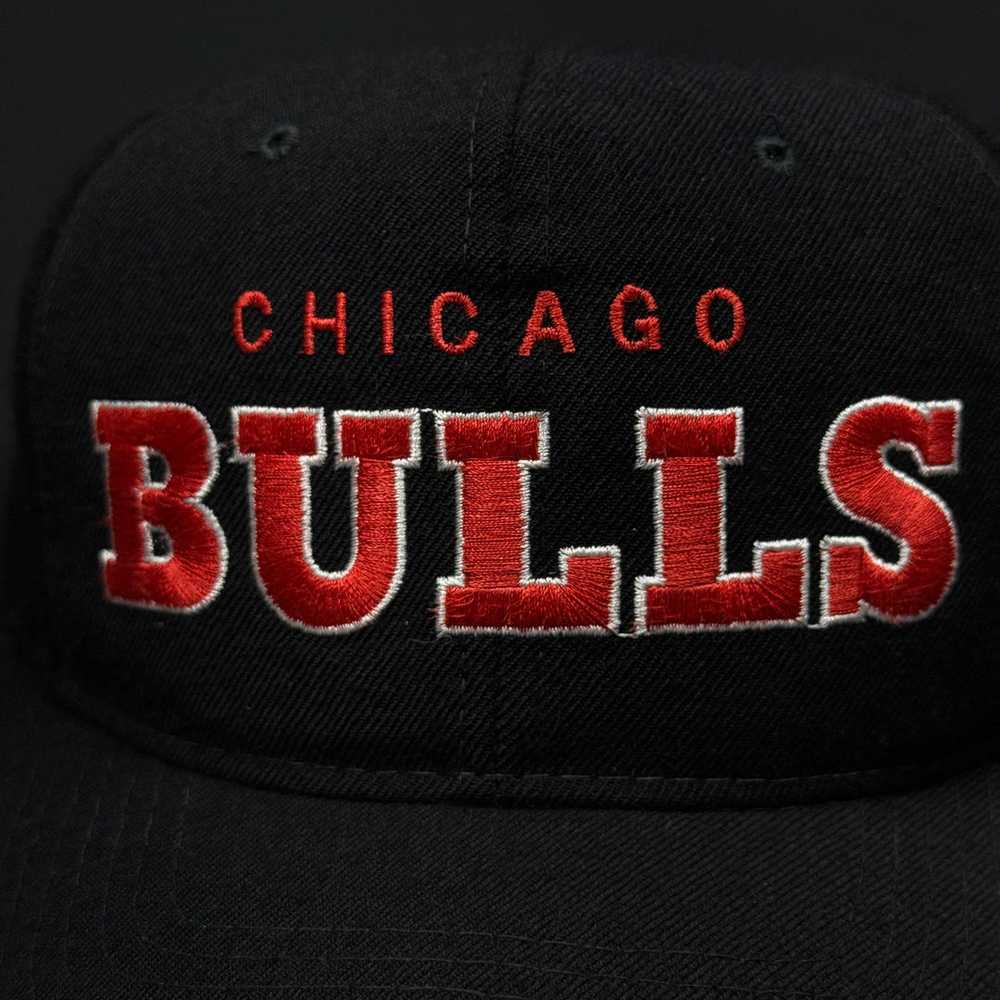 Vintage Chicago Bulls Wool Starter Text Snapback … - image 2