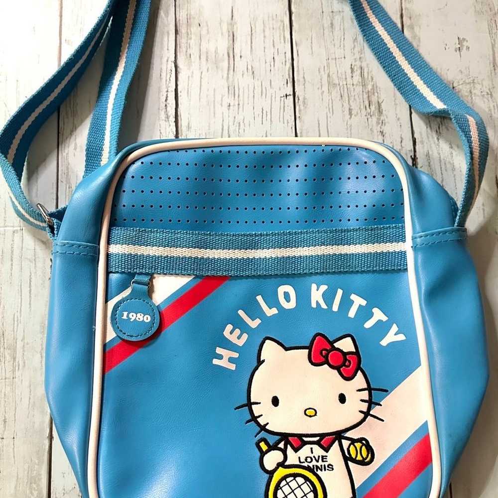 Vintage Sanrio hello kitty i love tennis cross bo… - image 1