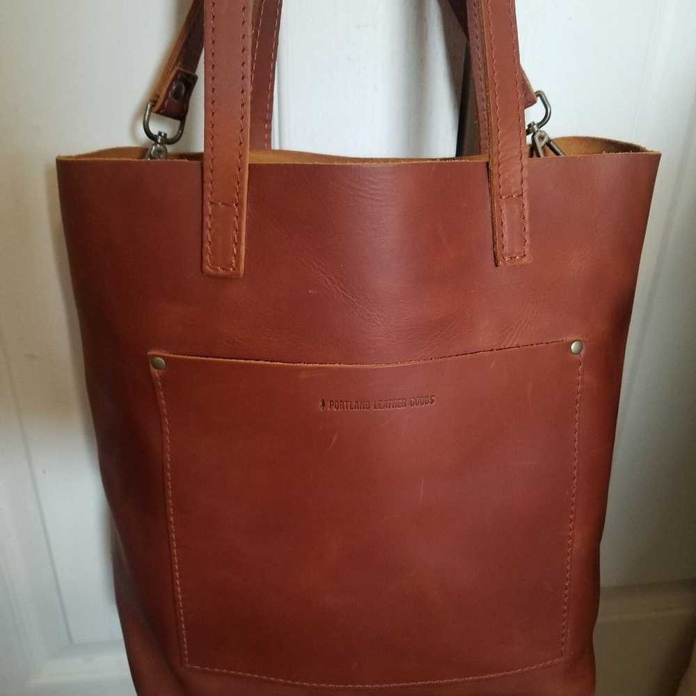 Portland Leather Goods Crossbody Tote, NWOT - image 2