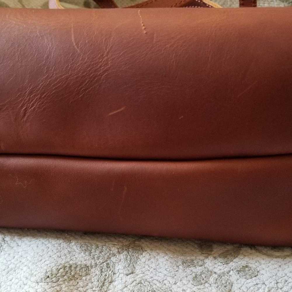 Portland Leather Goods Crossbody Tote, NWOT - image 9