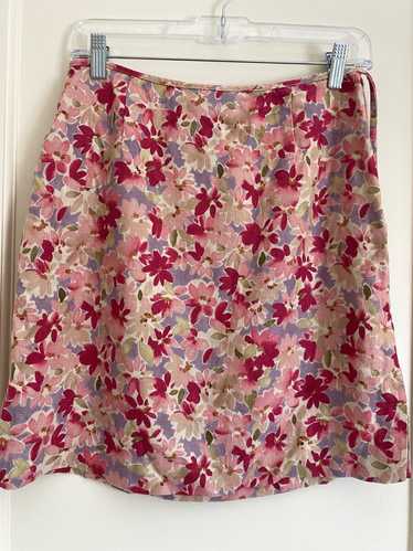 Ann Taylor Floral watercolor skirt (6) | Used,…