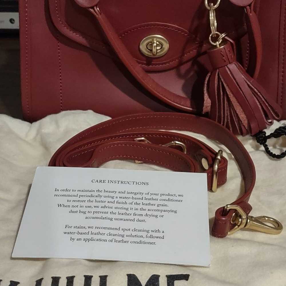 J.W. Hulme burgundy purse - image 1