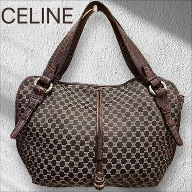 【Excellent condition】CELINE Paris Macadam Handbag… - image 1