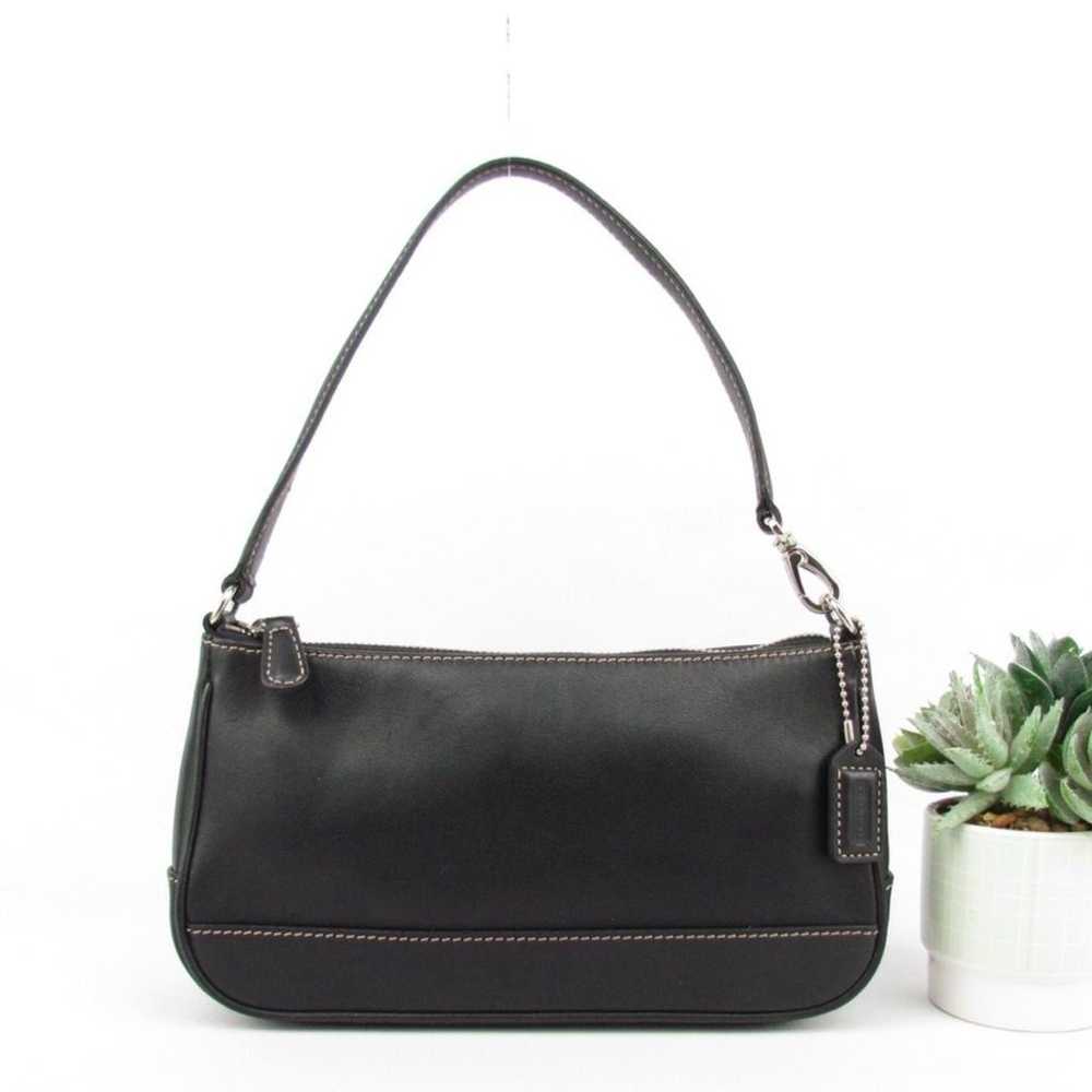 Coach Vintage Y2K Black Leather Demi Bag - image 1