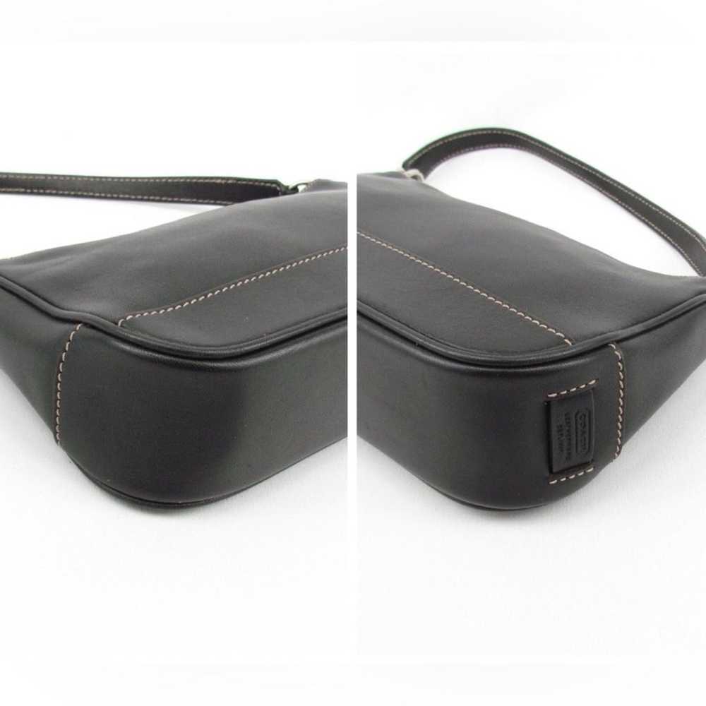 Coach Vintage Y2K Black Leather Demi Bag - image 8