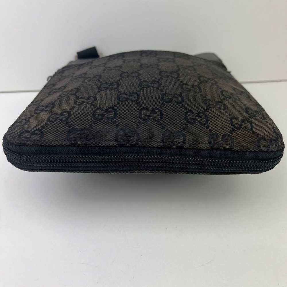 Rare GUCCI shoulder bag  Sacoche GG pattern canva… - image 5