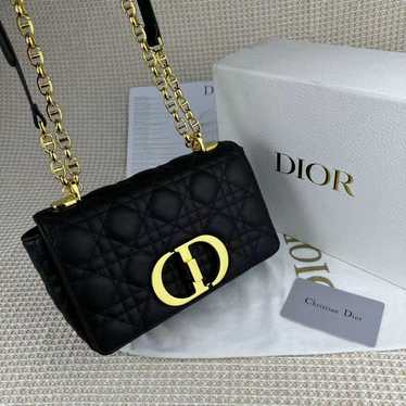 Christian Dior Caro Medium Chain Shoulder Bag